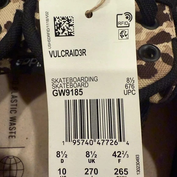 ADIDAS Leopard Print Women's Sneakers - Picture 5 of 5